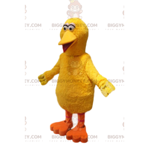 Meget komisk gul and BIGGYMONKEY™ maskot kostume. andedragt -