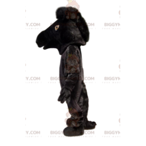 Sort hest BIGGYMONKEY™ maskot kostume. sort hest kostume -