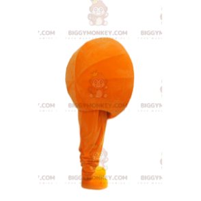 Half oranje BIGGYMONKEY™ mascottekostuum. Half oranje kostuum -