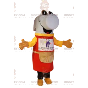 Σούπερ χαρούμενη στολή μασκότ BIGGYMONKEY™ White Hammer με