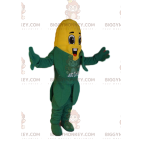  Molto felice pannocchia di mais BIGGYMONKEY™ Costume mascotte. Costume da pannocchia di mais - BiggyMonkey.com