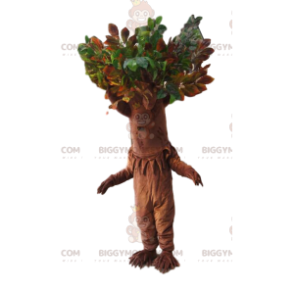 Tree BIGGYMONKEY™ mascot costume with a stunning green crown.