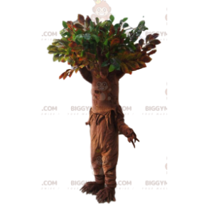  Tree BIGGYMONKEY™ maskottiasu upealla vihreällä kruunulla. puupuku - Istuta maskotteja - BIGGYMONKEY_012877 - BiggyMonkey.com