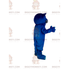 Traje Agressivo da Mascote Pantera Azul BIGGYMONKEY™. fantasia