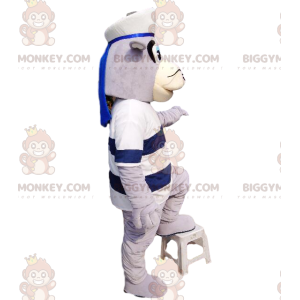 Kostium foki BIGGYMONKEY™ w stroju marynarza. kostium foki -