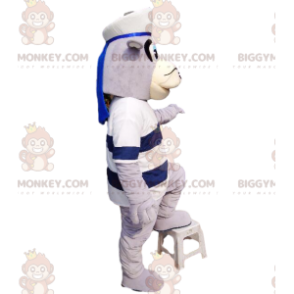 Disfraz de mascota BIGGYMONKEY™ de foca con traje de marinero. disfraz de foca - Foca, mascotas - BiggyMonkey.com
