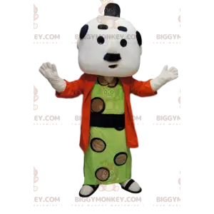 BIGGYMONKEY™ mascot costume of man in traditional Japanese