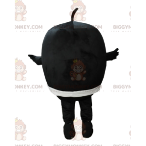 Costume de mascotte BIGGYMONKEY™ de petit bonhomme rond noir