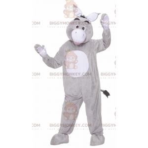 Costume mascotte BIGGYMONKEY™ Asino Eeyore grigio e bianco -