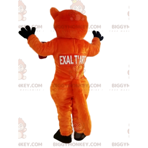 BIGGYMONKEY™ mascot costume of red and white fox with a big