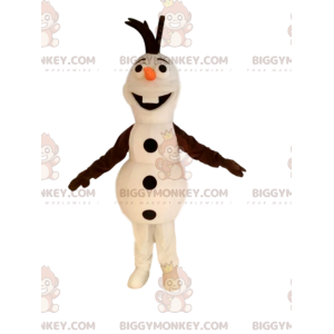 BIGGYMONKEY™ Mascot Costume av Olaf, the Snowman från Frozen -