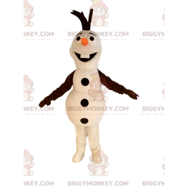 BIGGYMONKEY™ Costume da mascotte di Olaf, il pupazzo di neve di