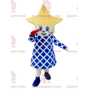 Fato de mascote para menina BIGGYMONKEY™ com cabeça em forma de