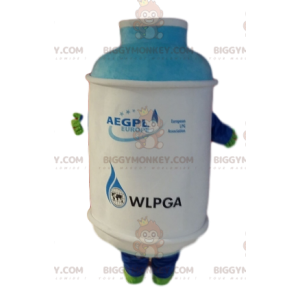 Costume da mascotte BIGGYMONKEY™ con bomboletta di gas molto