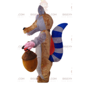 BIGGYMONKEY™ Maskottchenkostüm von Scrat, dem berühmten