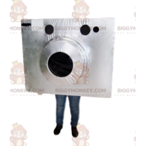 Στολή μασκότ BIGGYMONKEY™ με ασημένια κάμερα - Biggymonkey.com