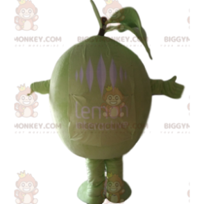 Superrolig lime BIGGYMONKEY™ maskotdräkt. citron kostym -