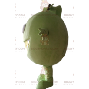 Super sjovt lime BIGGYMONKEY™ maskot kostume. citron kostume -
