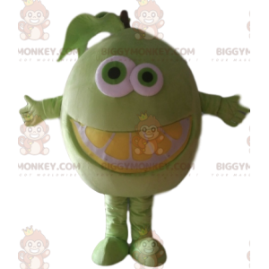 Costume de mascotte BIGGYMONKEY™ de citron vert super fun.