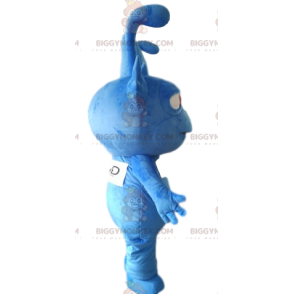  Kostium maskotki BIGGYMONKEY™ małego niebieskiego kosmity z ostrymi zębami. - Maskotki potworów - BiggyMonkey.com