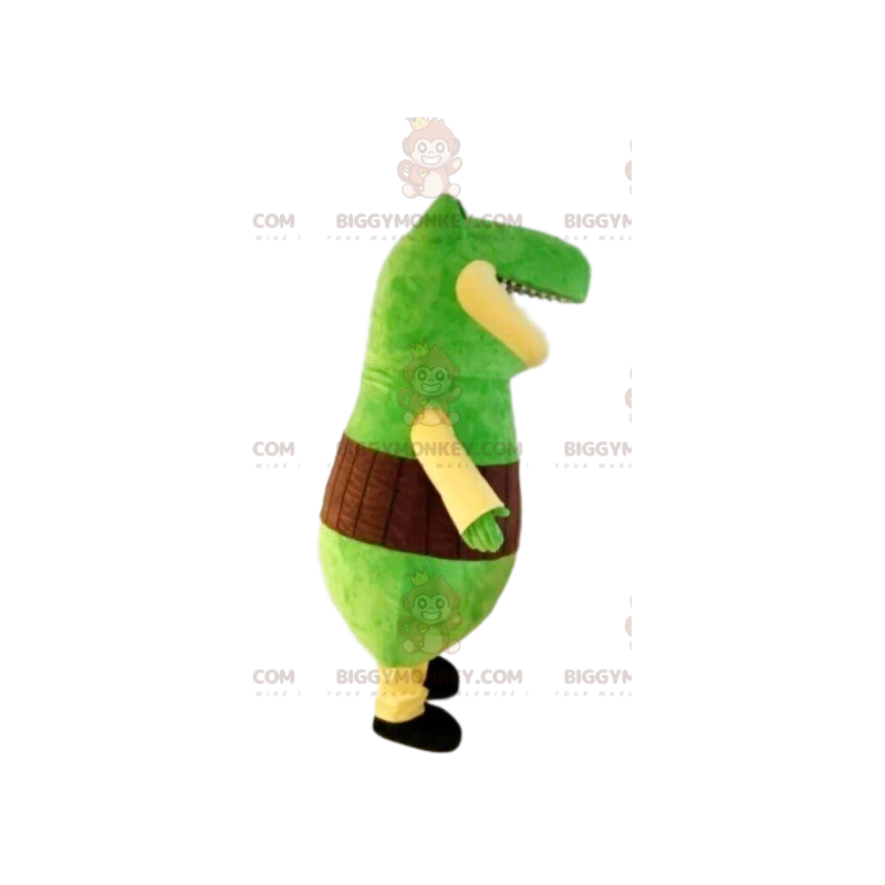 Very funny green dinosaur BIGGYMONKEY™ mascot costume. Dinosaur Very funny green dinosaur BIGGYMONKEY™ mascot costume. Dinosaur