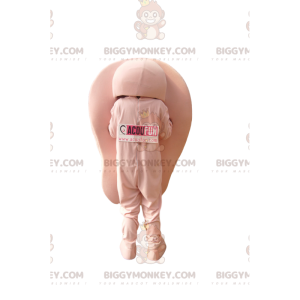 Pink Giant Ear BIGGYMONKEY™ Mascot Costume. ear costume -
