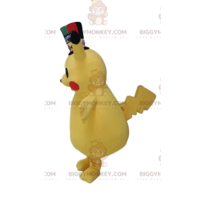 Traje de mascote BIGGYMONKEY™ de Pickachu, a famosa criatura de