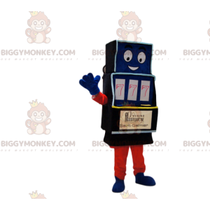 Leuk speelautomaat BIGGYMONKEY™ mascottekostuum. gokautomaat