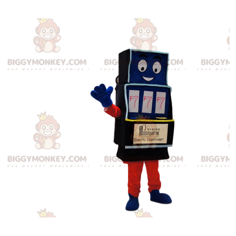 Hauska peliautomaatin BIGGYMONKEY™ maskottiasu. peliautomaatin Hauska peliautomaatin BIGGYMONKEY™ maskottiasu. peliautomaatin
