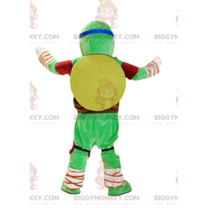 El disfraz de mascota BIGGYMONKEY™ de Leonardo de las Tortugas