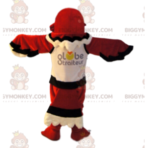 Costume de mascotte BIGGYMONKEY™ d'aigle rouge en maillot de