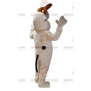 Costume de mascotte BIGGYMONKEY™ de Odie, le chien blanc dans