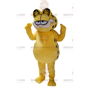 Disfraz de mascota BIGGYMONKEY™ de Garfield, el gato codicioso