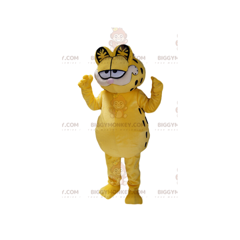 Disfraz de mascota BIGGYMONKEY™ de Garfield, el gato codicioso