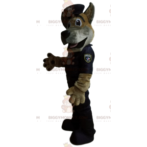 BIGGYMONKEY™ tysk Shepherd-maskotkostyme i politimannantrekk. - Menneskelige maskoter - BIGGYMONKEY_012951 - BiggyMonkey.com