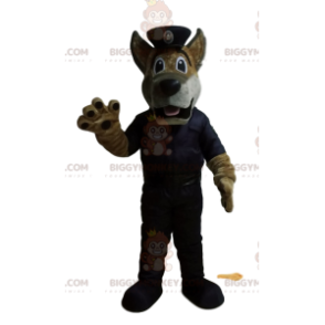 BIGGYMONKEY™ tysk Shepherd-maskotkostyme i politimannantrekk. - Menneskelige maskoter - BIGGYMONKEY_012951 - BiggyMonkey.com