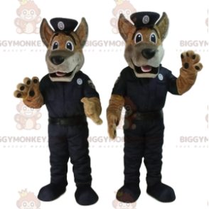 BIGGYMONKEY™ tysk Shepherd-maskotkostyme i politimannantrekk. - Menneskelige maskoter - BIGGYMONKEY_012951 - BiggyMonkey.com
