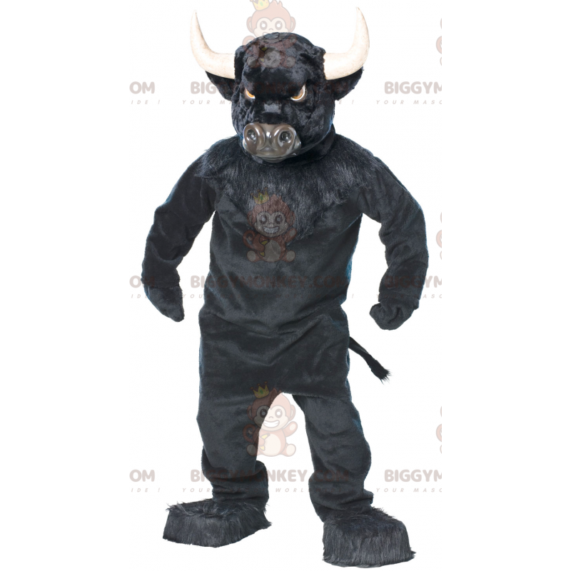 Meget fantastisk Black Bull Buffalo BIGGYMONKEY™ maskotkostume - Ko-maskoter - BIGGYMONKEY_01514 - BiggyMonkey.com