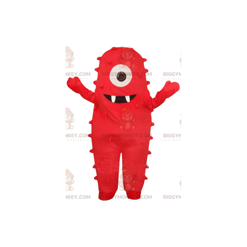 Costume de mascotte BIGGYMONKEY™ de monstre cyclope rouge super