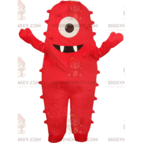 Costume de mascotte BIGGYMONKEY™ de monstre cyclope rouge super