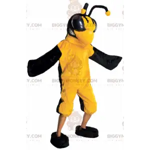 Costume de mascotte BIGGYMONKEY™ d'abeille de guêpe d'insecte