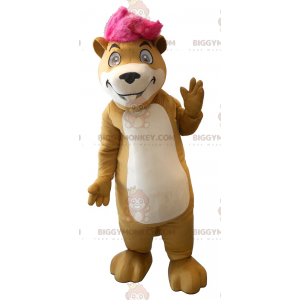 Simpatico costume da mascotte da marmotta marrone BIGGYMONKEY™