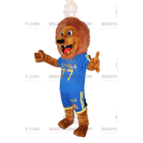 BIGGYMONKEY™ Maskottchenkostüm Phänomenaler brauner Löwe in