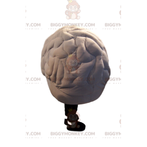 White Brain BIGGYMONKEY™ Mascot Costume with Huge Smile -