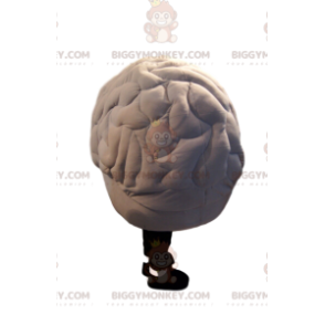 Disfraz de mascota White Brain BIGGYMONKEY™ con gran sonrisa -