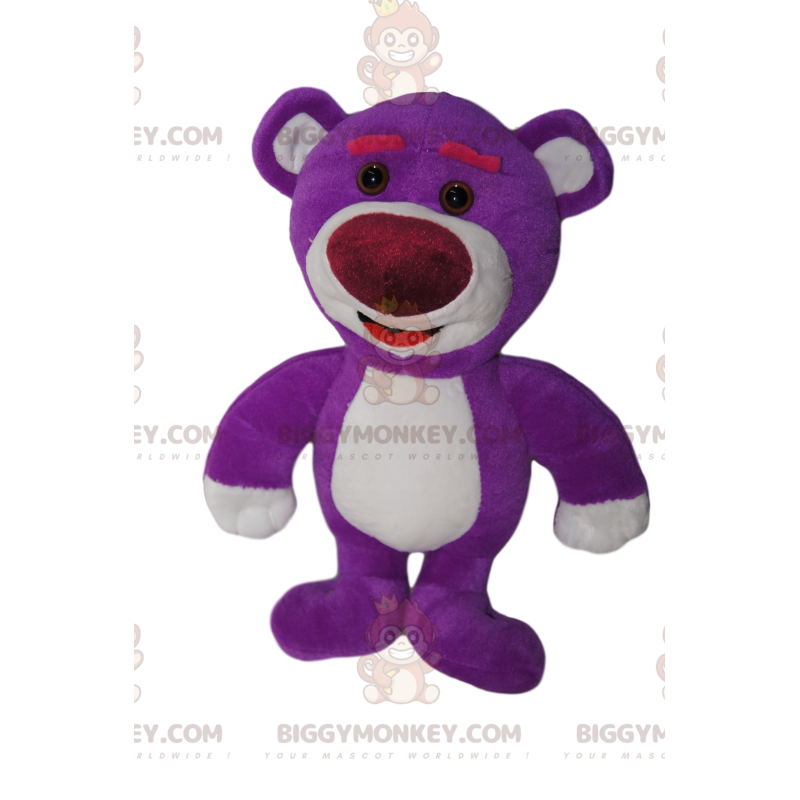 Too cute purple bear BIGGYMONKEY™ mascot costume. bear costume Too cute purple bear BIGGYMONKEY™ mascot costume. bear costume