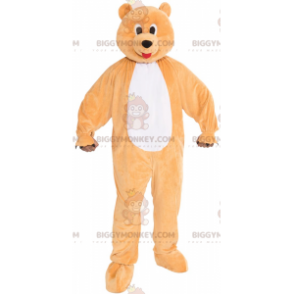 Simpatico e colorato costume mascotte gigante arancione e