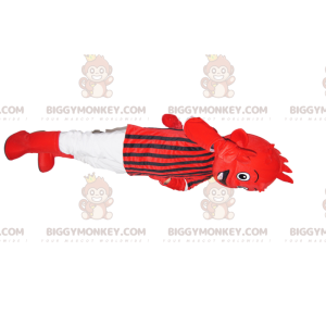 Costume de mascotte BIGGYMONKEY™ d'extraterrestre rouge en