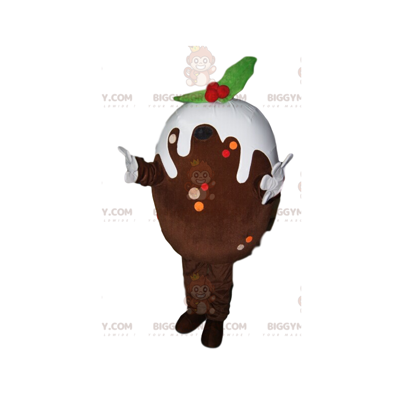 Chocolate Egg BIGGYMONKEY™ maskottiasu valkoisella Chocolate Egg BIGGYMONKEY™ maskottiasu valkoisella