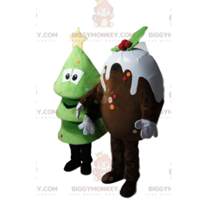 Chokladägg BIGGYMONKEY™ Maskotdräkt med vit glasyr -